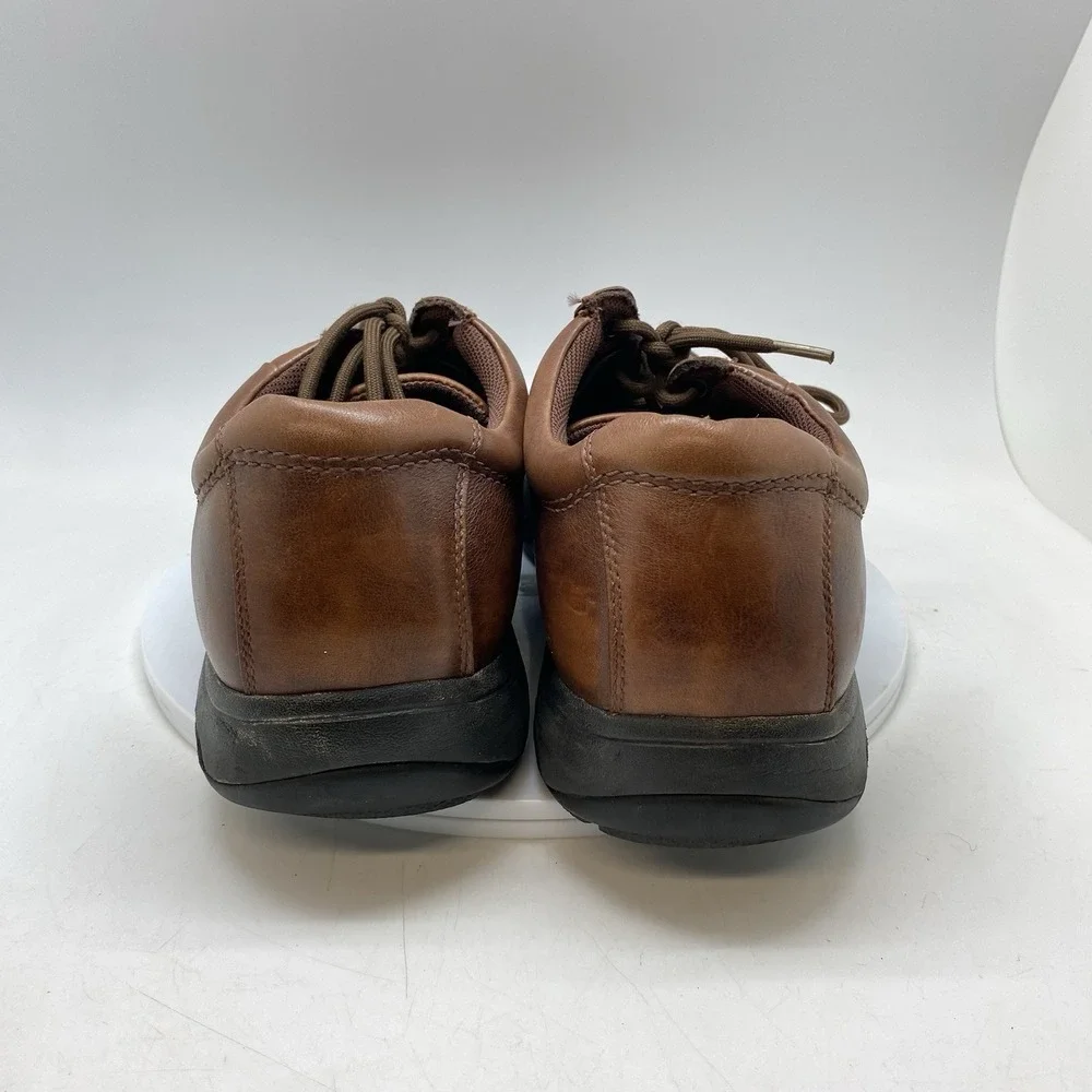 Dunham Highland Park Casual Oxfords Mens Size 16 B Brown Leather Lace-Up Shoes